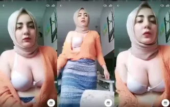 Türbanlı Öğretmen Dekolteli Canlı Yayın Videosu